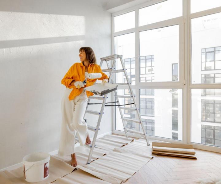 Travaux de rénovation de peinture intérieure